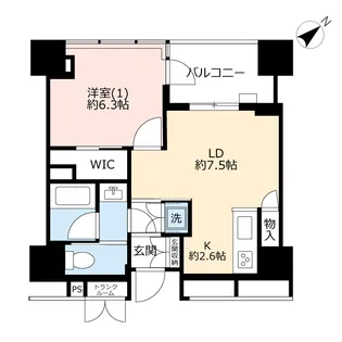 横浜ヴェールタワー【17階】の間取り