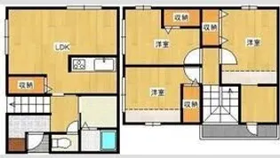 静岡県浜松市中央区蜆塚1【一戸建】の間取り