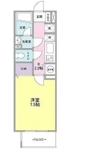 ベルク城山弐番館【2階】の間取り