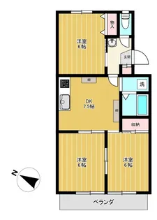 プレジデント35【3階】の間取り