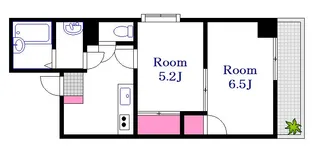 第18やたがいビル【6階】の間取り