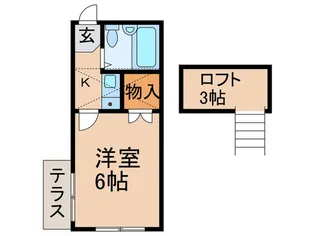 エイブル光穂【1階】の間取り