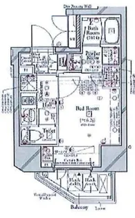 コンシェリア麻布十番〈TOKYO PREMIUM〉【10階】の間取り