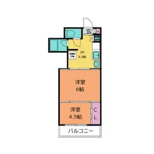 シャングリラ高松【2階】の間取り