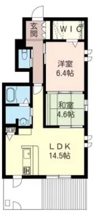 カムイ ミンタラA【1階】の間取り