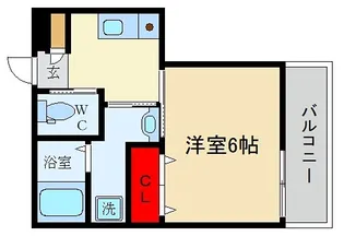 レジデンスサンコー【2階】の間取り