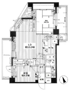 クレストフォルム南馬込【3階】の間取り
