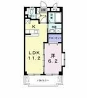 ウエストロード・キャッスル【4階】の間取り