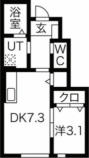 proximoA【1階】の間取り