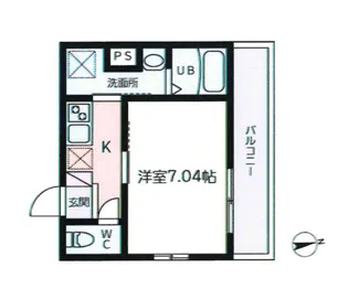 マリーナヨコハマ【2階】の間取り