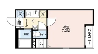グランクオール五反野【3階】の間取り