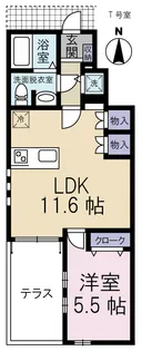Villa Hexa【1階】の間取り