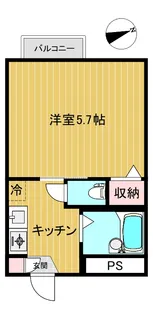 フロムファースト【2階】の間取り