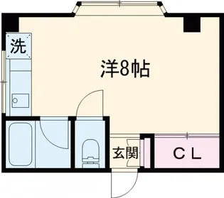 山口ビル【5階】の間取り