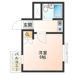 スピインス【5階】の間取り