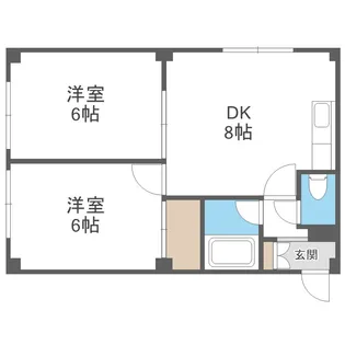 ラフォーレ17【4階】の間取り