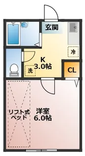 フルハピネス【2階】の間取り