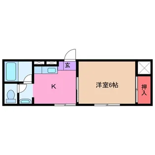 マンション・ララ*【5階】の間取り