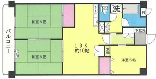 石神井公園サニーコーポ【3階】の間取り
