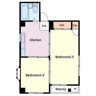 アーバンハイツ横浜西【3階】の間取り