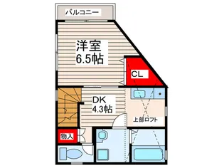 センチュリ-東小松川【2階】の間取り