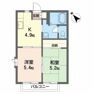 ディナスティ・M【2階】の間取り
