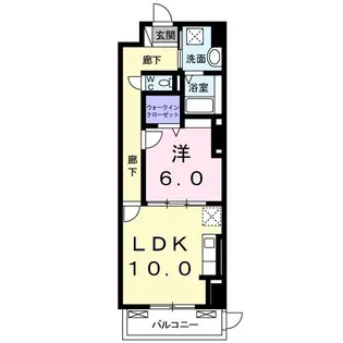 グランスイート新横浜I【6階】の間取り