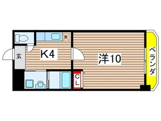ラフォーレTSUCHIHARA【1階】の間取り