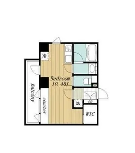 オーク高輪II【8階】の間取り