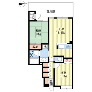 コンセール大森山王壱番館【1階】の間取り