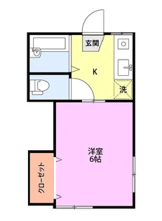 イヴリン【3階】の間取り