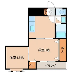 アカデメイアおたまや【1階】の間取り