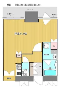 プラウドタワー小岩ファースト【5階】の間取り