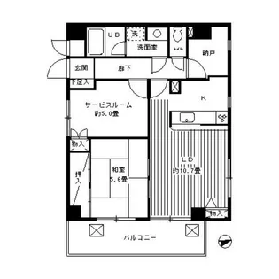 ノーブル横浜岡野公園【5階】の間取り