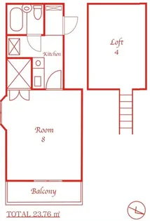 ヴィラヴィアン鷺沼【2階】の間取り