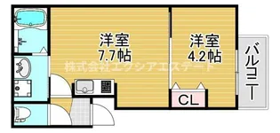 モアナ福町【2階】の間取り