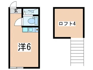 ユナイト横浜アカプルコ【1階】の間取り