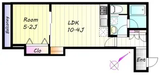 メープルパレス【2階】の間取り