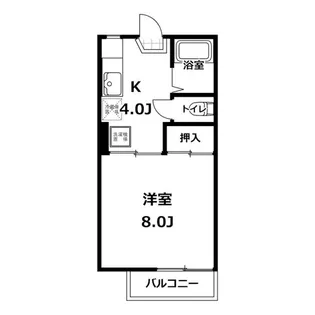 TOJU東石川【2階】の間取り