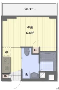 プロスペクト武蔵新城【1階】の間取り