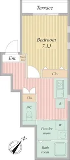 Prendre(プランドール)【1階】の間取り