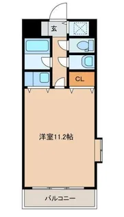 インペリアルKAKU【8階】の間取り