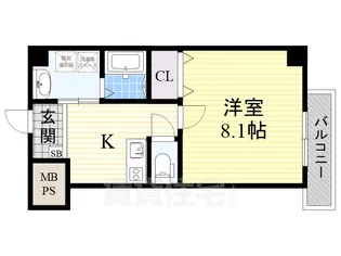 エヌエム・スワサント・オンズ・ノース【3階】の間取り