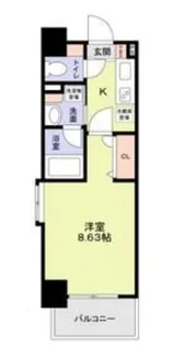 タウンライフ本山【2階】の間取り