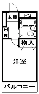 ジャルダン三田5番館【1階】の間取り