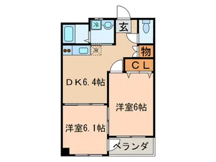 アヴァンセM【2階】の間取り
