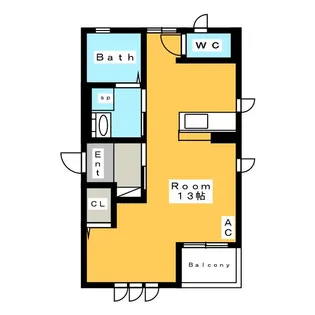 Casa BonitaII ※カーサボニータ【2階】の間取り