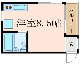 つるやビル【4階】の間取り