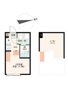 Grand Terrace AOI【1階】の間取り