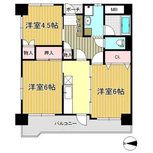 長町南424ビル【2階】の間取り